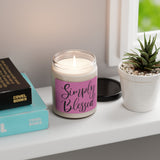 Simply Blessed Scented Soy Candle, 9oz