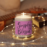 Simply Blessed Scented Soy Candle, 9oz