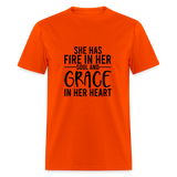 Fire in her soul Unisex Classic T-Shirt - orange