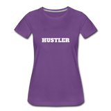 Hustler Women’s Premium T-Shirt - purple